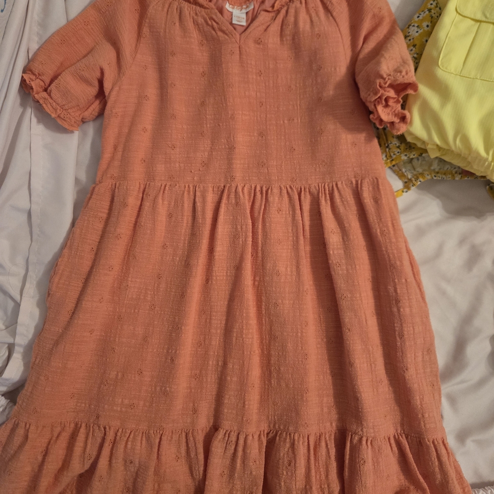 Girls' Coral Dress